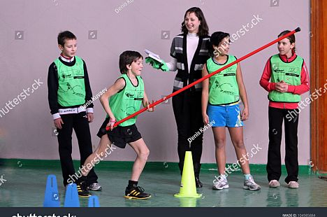 Sportende kinderen