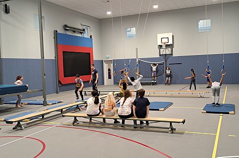 Sportende kinderen